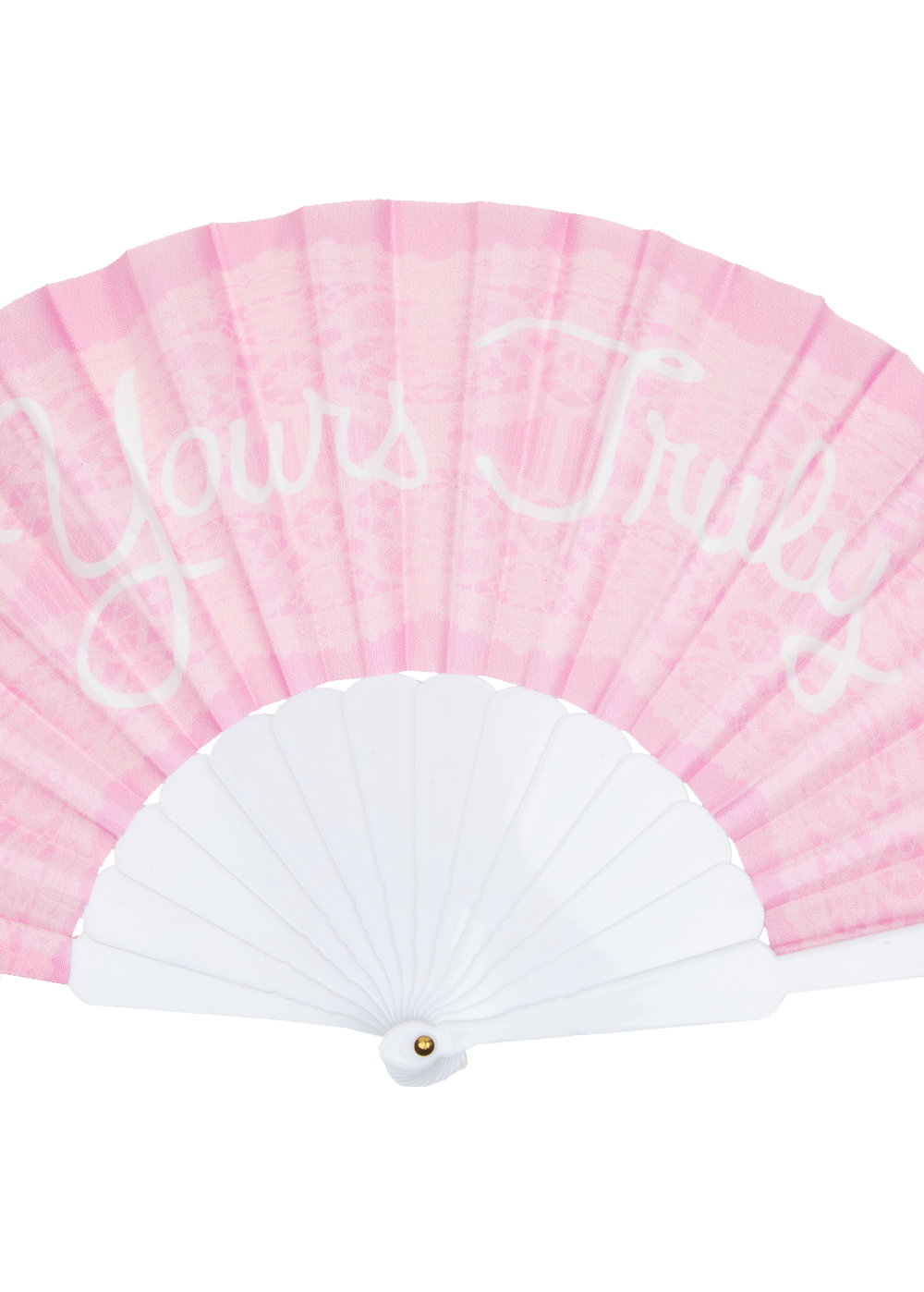 yours truly 10th anniversary fan detail