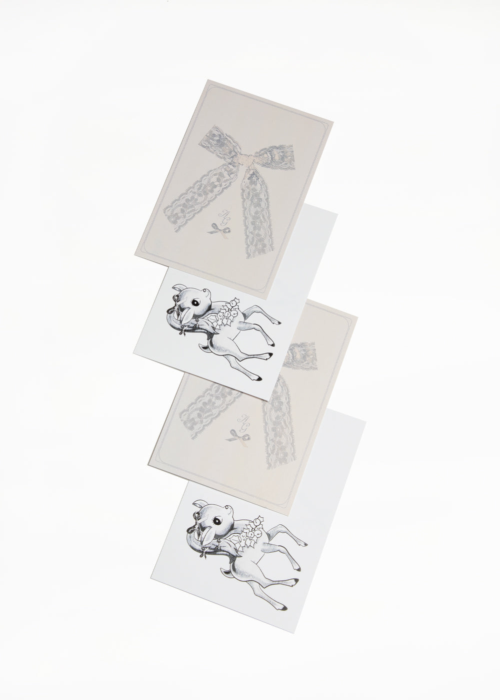 Christmas Card Set Stylized