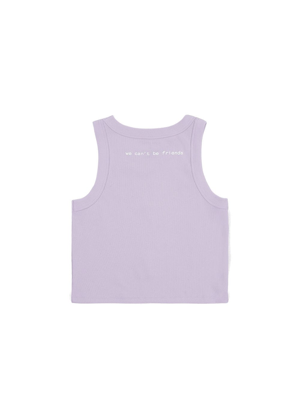 teddy ribbed tank top back