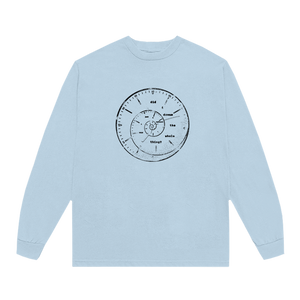 twilight zone clock longsleeve t-shirt front
