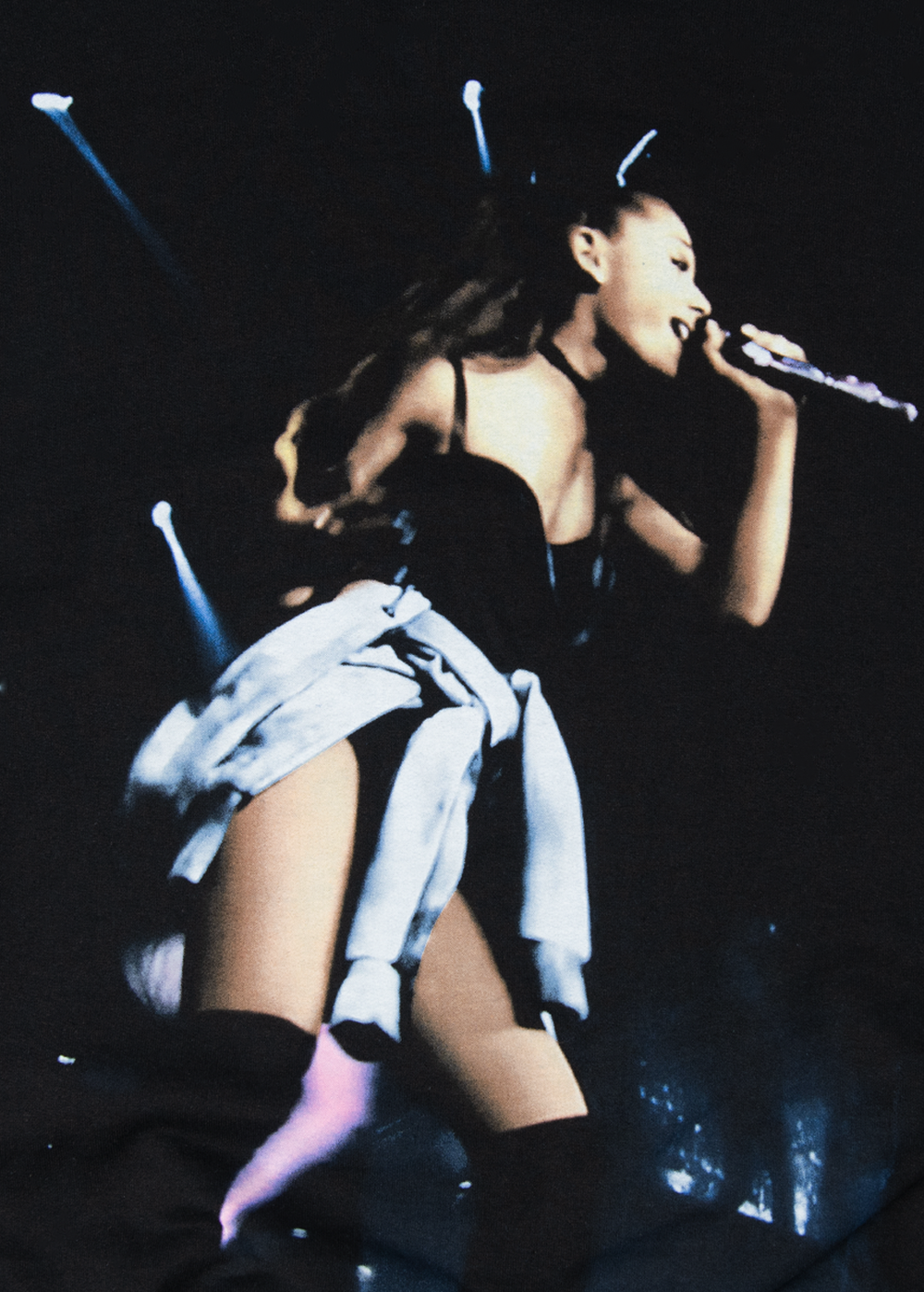 my everything live photo crewneck front detail