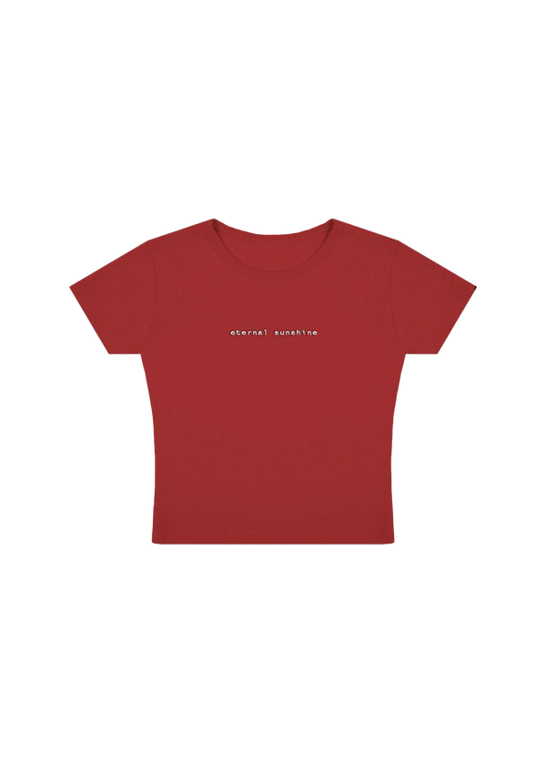 eternal sunshine cropped t-shirt